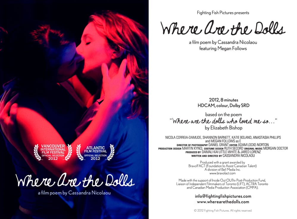 Where Are the Dolls postcard design